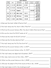 Check Register Quiz