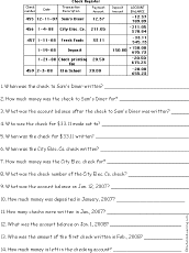 Check Register Quiz