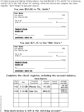 Search result: 'Writing Checks #1'