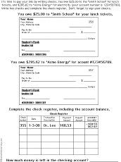 Search result: 'Writing Checks #3'