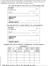 Writing Checks