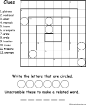 Search result: 'Spiral Astronomy Anagram Puzzle Worksheet #2'