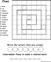 Search result: 'Spiral Landforms and Geography Anagram Puzzle Worksheet #2'