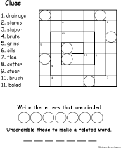 Search result: 'Spiral Plant Anagram Puzzle Worksheet #1'