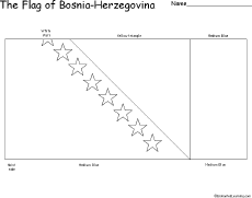Search result: 'Flag of Bosnia and Herzegovina Printout'