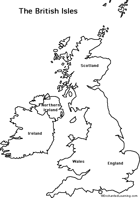 Search result: 'Outline Map: British Isles'