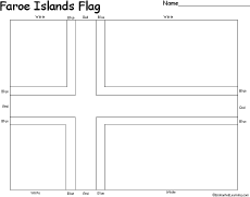 Flag of Faroe Islands -thumbnail