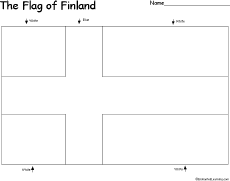 Search result: 'Flag of Finland Printout'