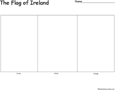 Search result: 'Flag of Ireland Printout'