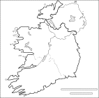 Search result: 'Outline Map: the Republic of Ireland'