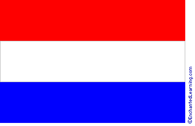 Nysgerrighed Regelmæssigt mørke Flag of the Netherlands - EnchantedLearning.com