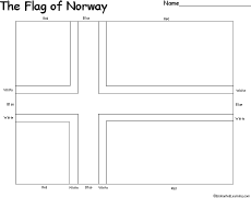 Search result: 'Flag of Norway Printout'