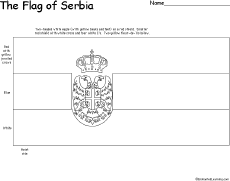 Search result: 'Flag of Serbia Printout'