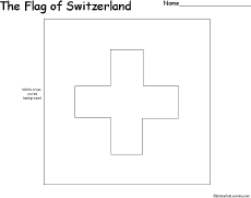 Search result: 'Flag of Switzerland Printout'