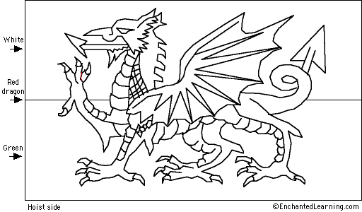 Flag of Wales Quiz/Printout - EnchantedLearning.com