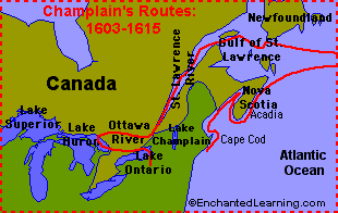 samuel de champlain first voyage