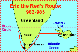 erik the red map