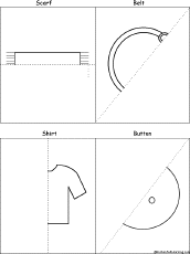 Search result: 'Symmetrical Clothing Pictures: Finish the Drawing Printout'