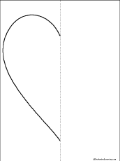 Search result: 'Symmetrical Heart Picture: Finish the Drawing Printout'