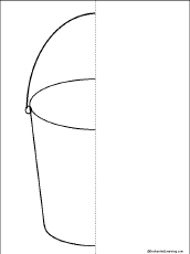 Search result: 'Symmetrical Pail Picture: Finish the Drawing Printout'