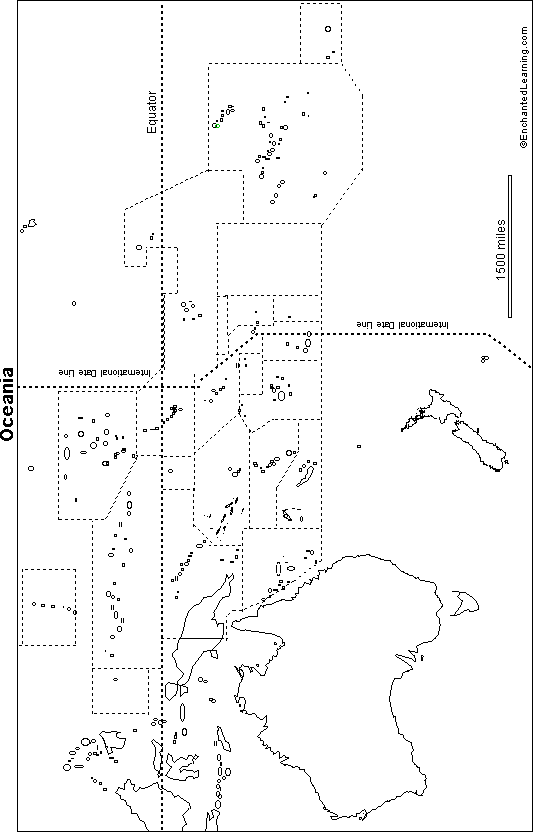 Search result: 'Outline Map Oceania'