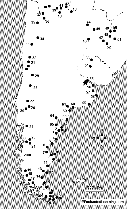 Connect the Dots Mystery Map