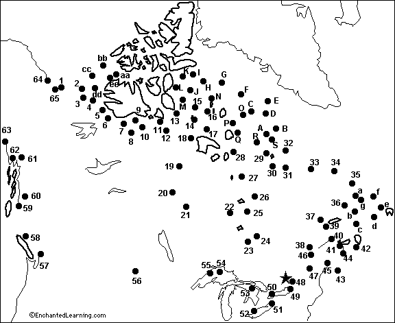 Connect the Dots Mystery Map