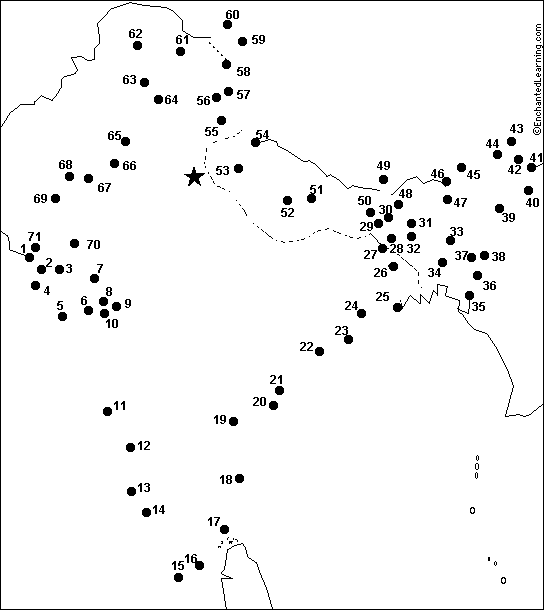 Connect the Dots Mystery Map