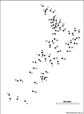 Connect the Dots Mystery Map