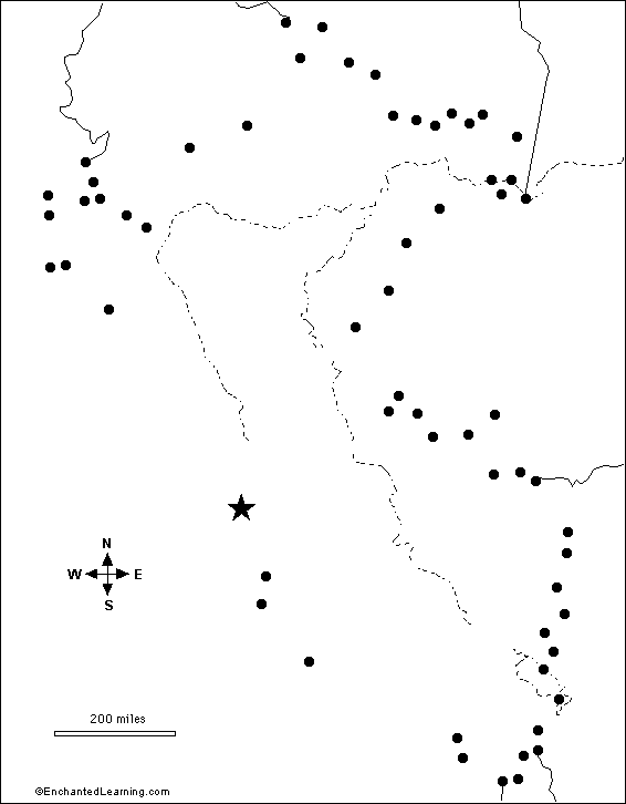 Connect the Dots Mystery Map