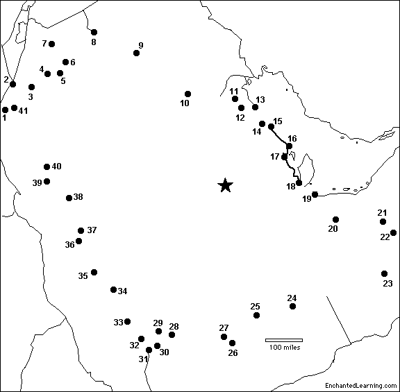 Connect the Dots Mystery Map