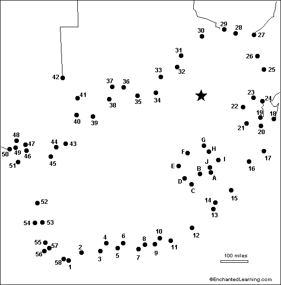 Connect the Dots Mystery Map