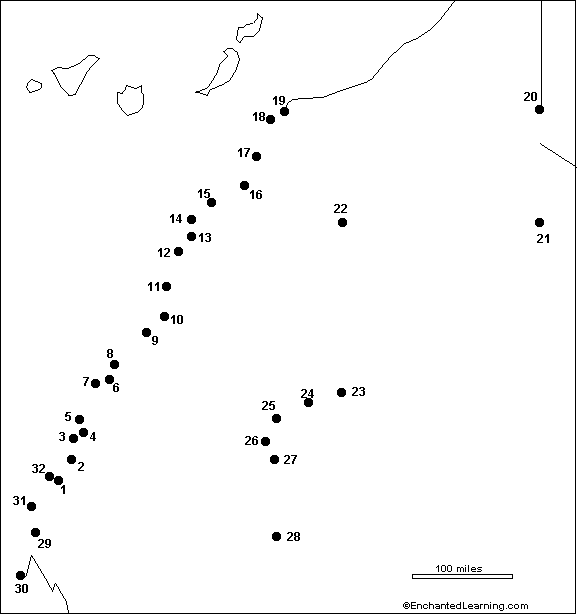 Connect the Dots Mystery Map