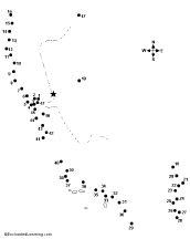 Connect the Dots Mystery Map