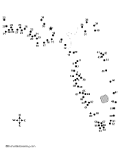 Connect the Dots Mystery Map