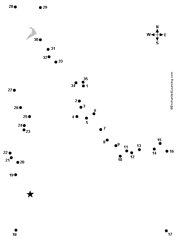 Connect the Dots Mystery Map