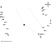 Connect the Dots Mystery Map