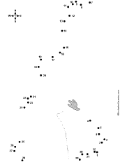 Connect the Dots Mystery Map