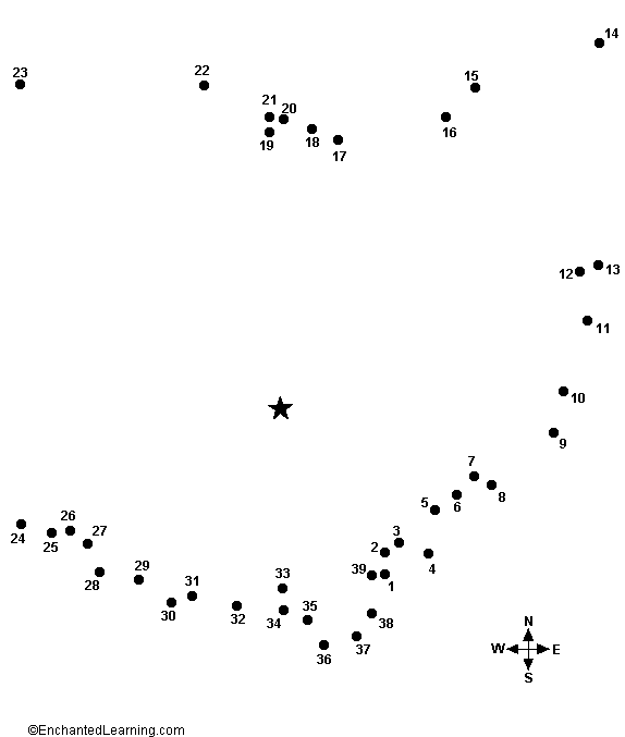 Connect the Dots Mystery Map