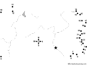 Connect the Dots Mystery Map