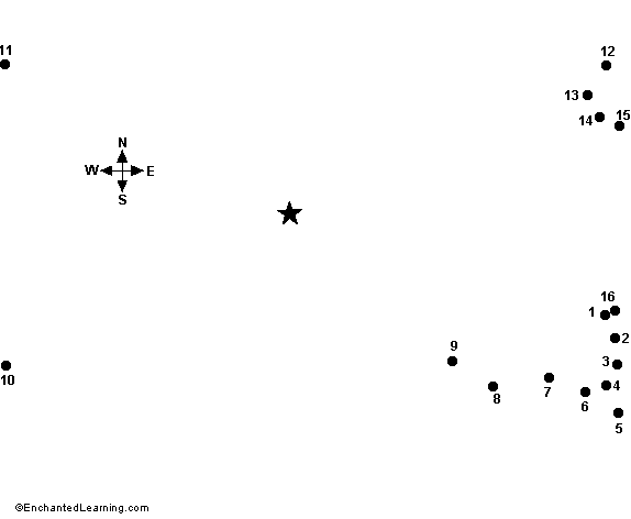 Connect the Dots Mystery Map