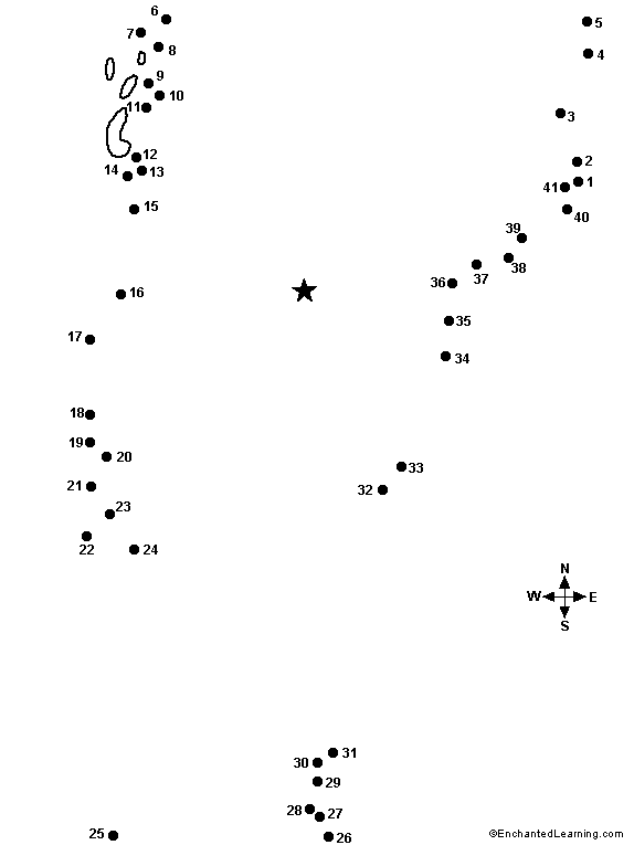 Connect the Dots Mystery Map