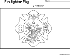 firefighter flag -thumbnail