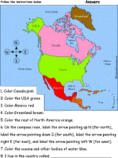 US Maps - Follow the Instructions: EnchantedLearning.com