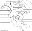 North American Rivers to label