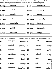 Complete the Alliterations