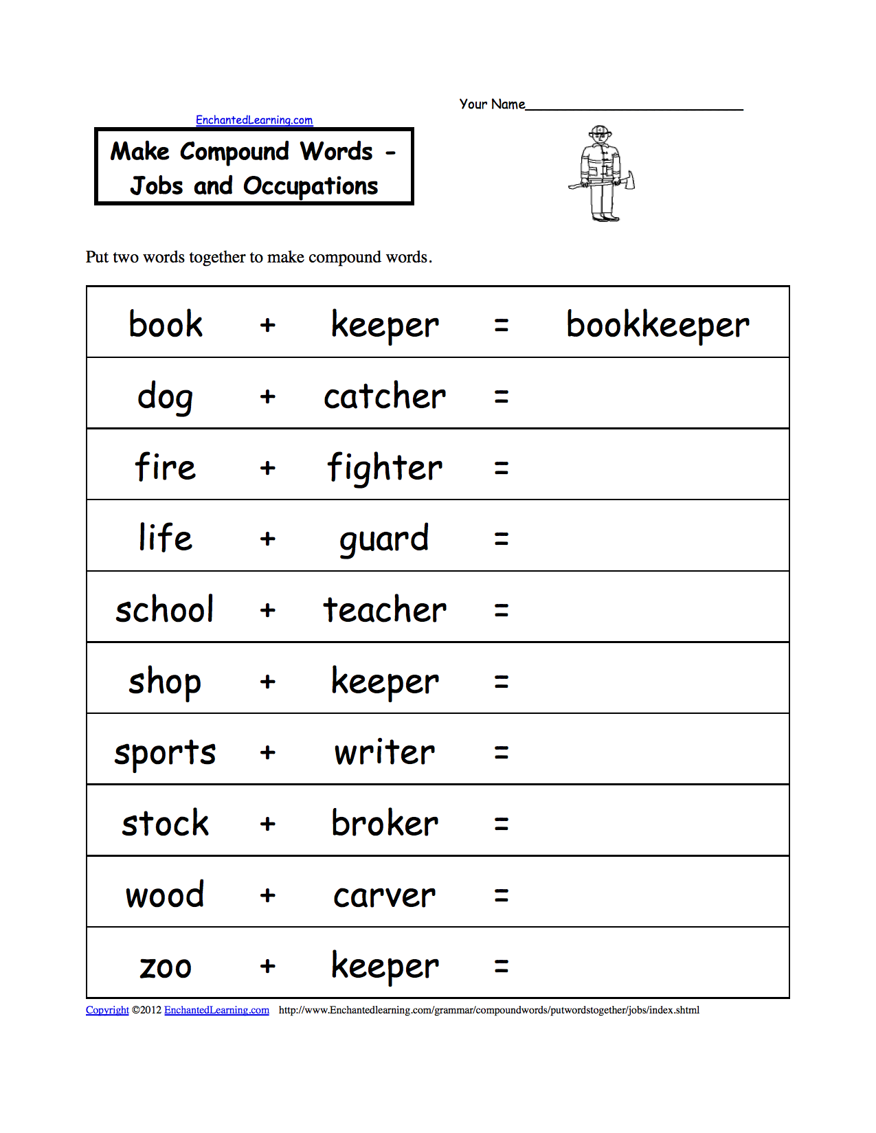 Make Compound Words