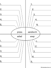 Search result: 'Write Five Adjectives Describing Food, Printable Worksheet'