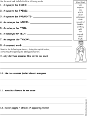 grammar worksheet