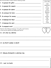 grammar worksheet